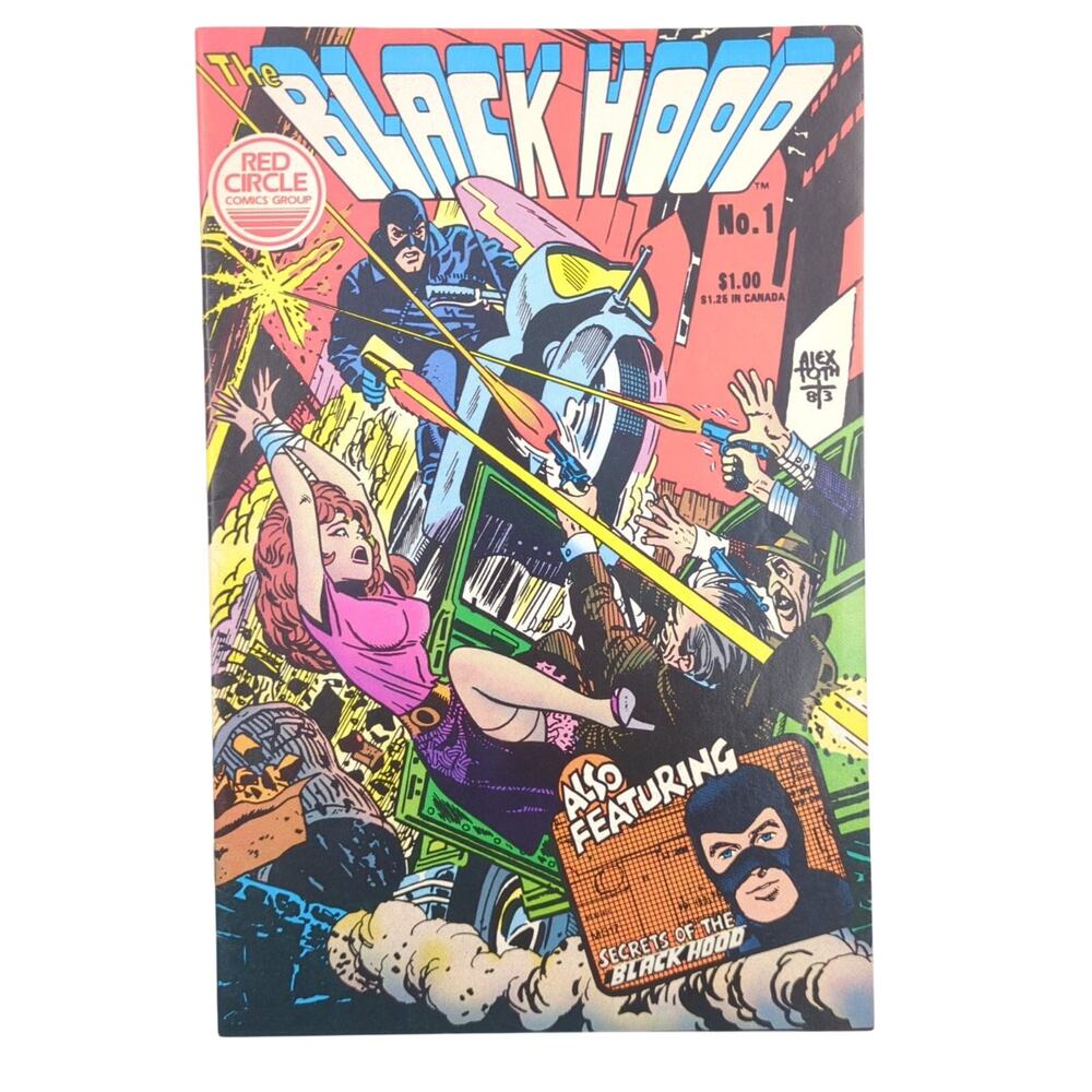 The Black Hood #1 Red Circle Comics Group Alex Toth 1983 Bronze Age